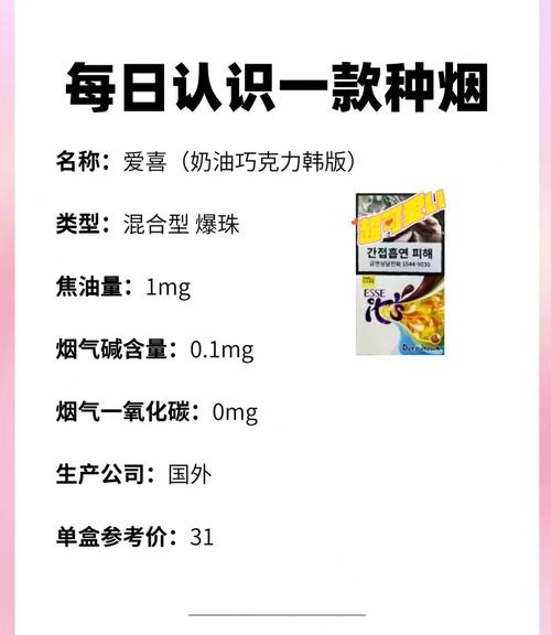 奶油爆珠香烟排行榜(奶油爆珠烟多少钱一包)